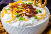 Creamy Loaded Baked Potato Dip Recipe for Parties