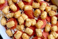 Tater Tot Pizza Casserole Recipe for Family Weeknight Meals