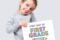 Printable First Day of School Signs: Free PDF Downloads