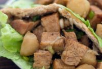 Asian Chicken Pita Pockets with Tangy Sesame-Ginger Sauce