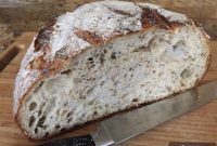 Chia & Flax Seed Sourdough Bread Recipe for Crunchy, Nutty Loaf