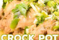 Slow Cooker Basil Lime Chicken with Garlic and Cilantro