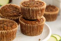 Gluten-Free Paleo Zucchini Muffins with Almond Flour