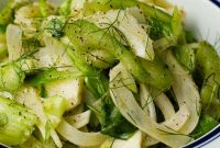 Crisp Shaved Celery & Fennel Salad with Lemon Vinaigrette