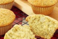Zesty Lemon Poppy Seed Muffins with Buttery Crumb