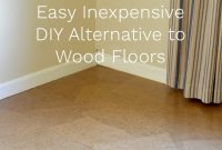 DIY Brown Paper Flooring: Affordable Wood-Look Alternative Tutorial