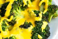 Creamy Broccoli with Cheddar Cheese Sauce Recipe
