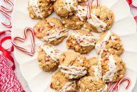 White Chocolate Peppermint Cookies with Zesty Holiday Flavor