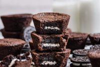 Oreo-Stuffed Brownie Cups Recipe — Gooey Chocolate Treats