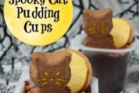Halloween Cat Pudding Cups: Fun No-Bake Dessert Recipe