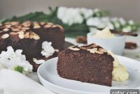 Orange, Chocolate & Almond Cake with Zesty Orange Glaze