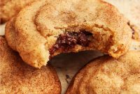 Churro Cookies: Chocolate-Stuffed Snickerdoodle Recipe