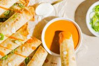 Spicy Buffalo Chicken Taquitos Recipe for Game Day Snacks