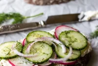 Herbed Feta and Garden Vegetable Toast Recipe