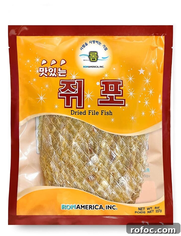 Korean-Style Jwipo Fish Jerky: Spicy Dried Fish Snack Guide 7 Korean style dried filefish fillet jerky