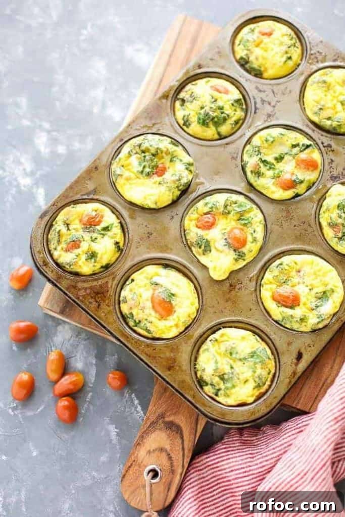31 Simple Breakfast Meal Prep Ideas for Busy Mornings 20 Quiche Cups with Tomato and Prosciutto