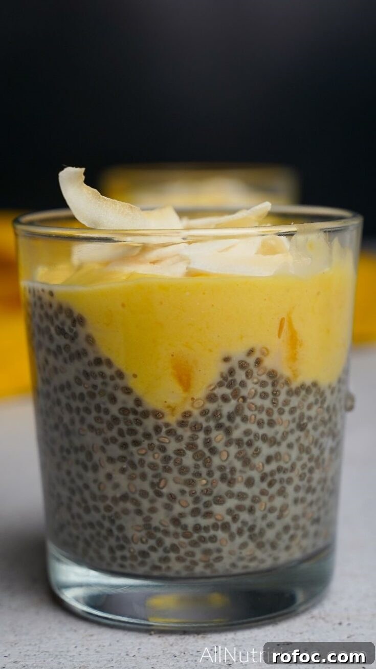 31 Simple Breakfast Meal Prep Ideas for Busy Mornings 4 Mango Chia Pudding