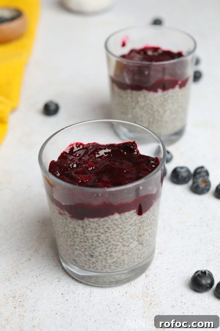 31 Simple Breakfast Meal Prep Ideas for Busy Mornings 5 Blueberry Chia Pudding