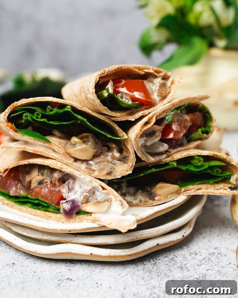 31 Simple Breakfast Meal Prep Ideas for Busy Mornings 10 Spicy Mushroom Wrap for Breakfast