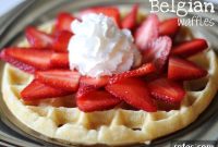 Crispy Belgian Waffles Recipe: Light, Fluffy, and Irresistible