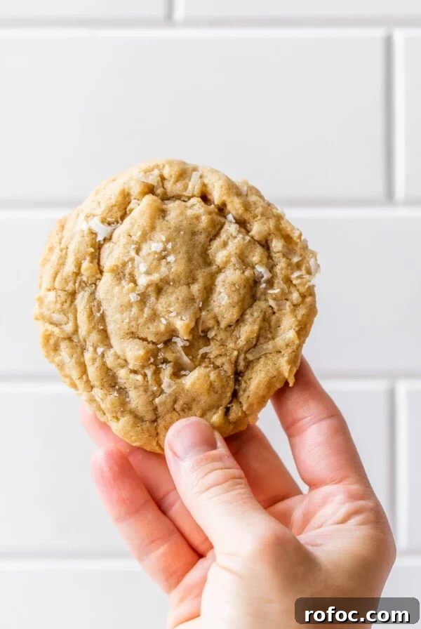 someone holding a cookie