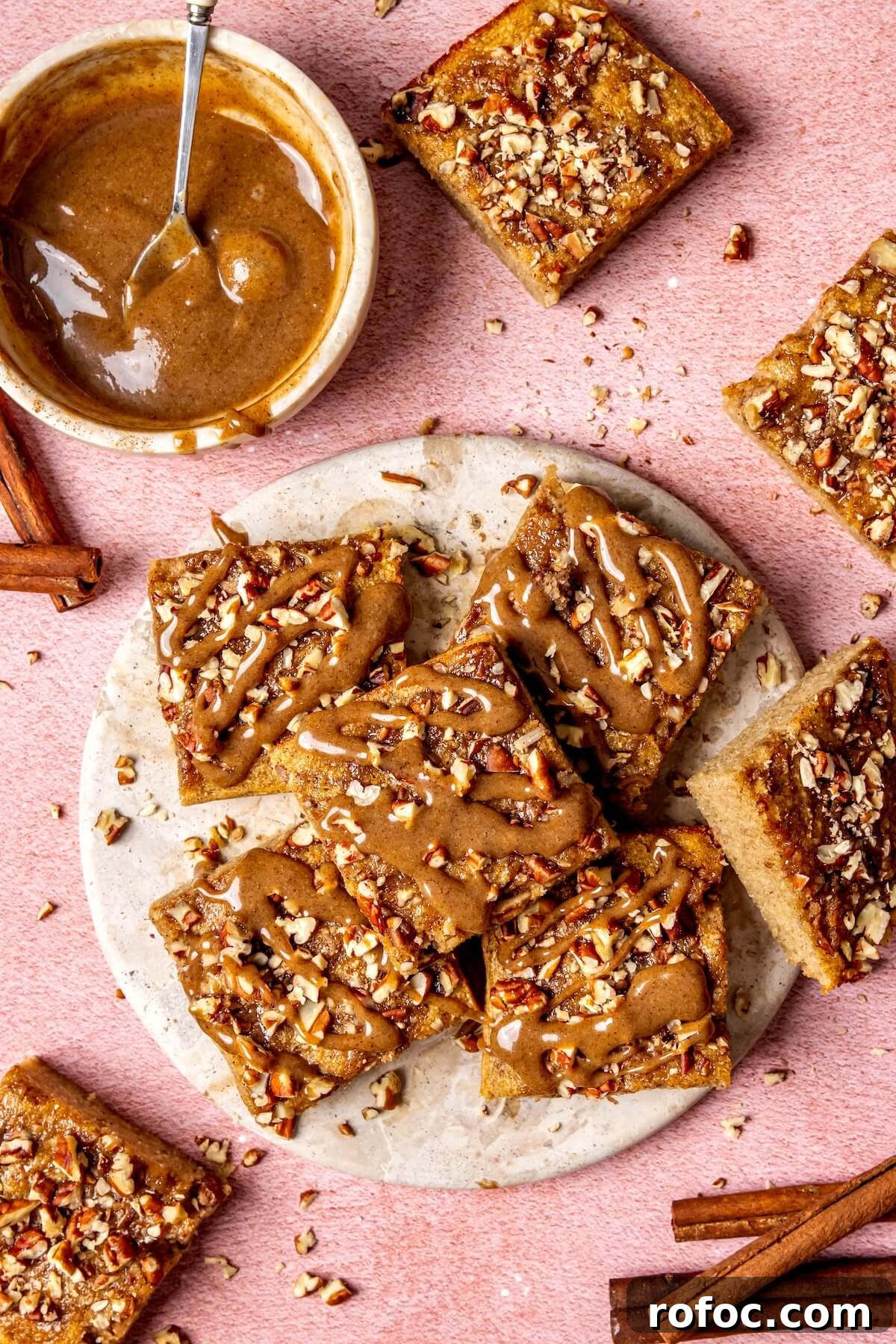 Cinnamon Swirl Banana Bread Bars Recipe — Moist Banana Squares 7 Cinnamon Swirl Banana Bread Bars - Olivia Adriance