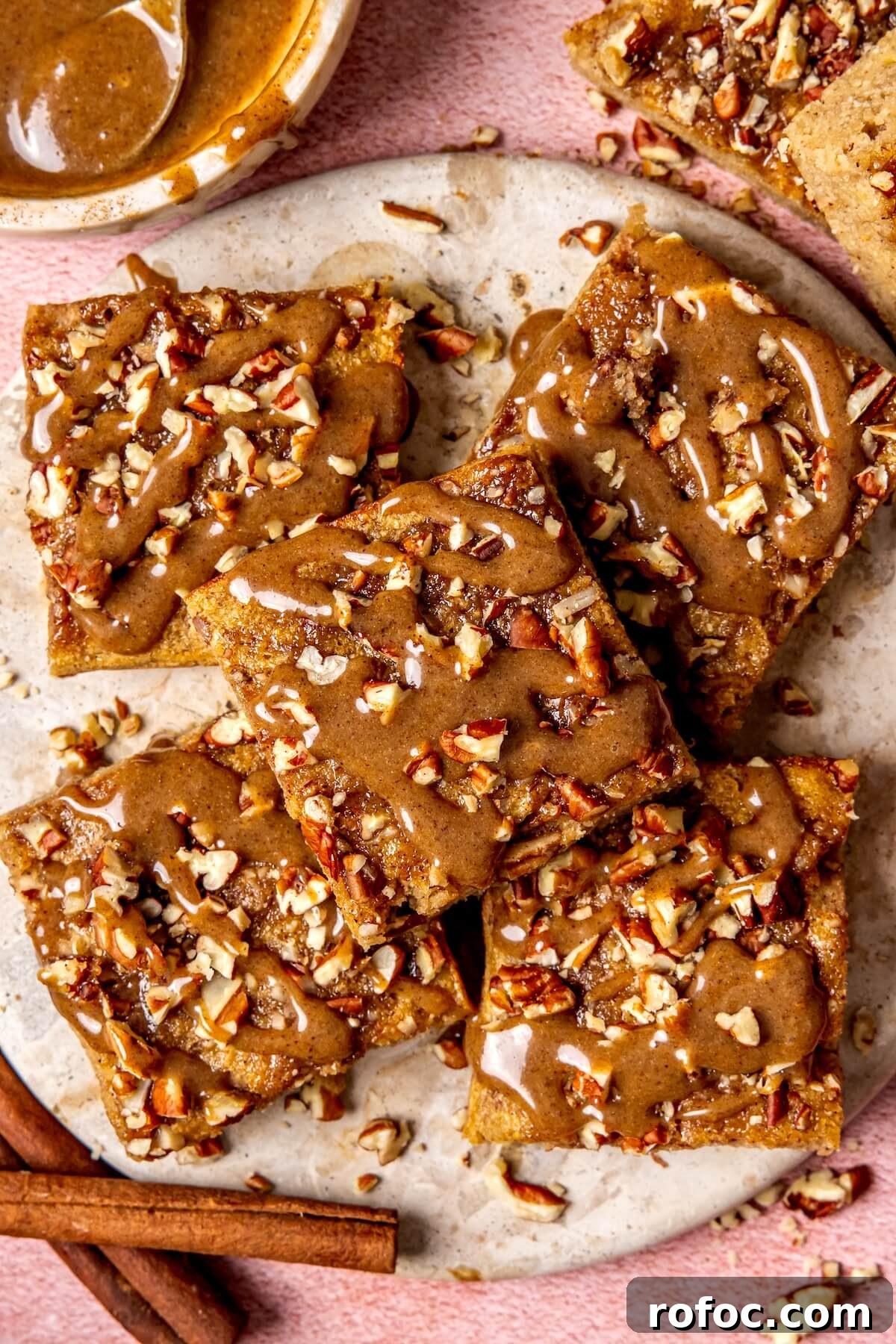 Cinnamon Swirl Banana Bread Bars Recipe — Moist Banana Squares 8 Cinnamon Swirl Banana Bread Bars - Olivia Adriance
