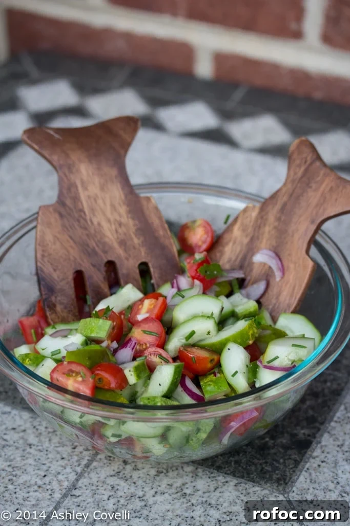 Summer Cucumber & Herb Salad with Lemon-Dill Dressing 3 Summer Cucumber and Herb Salad