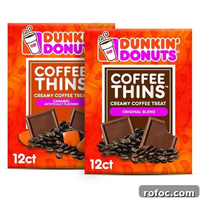 Dunkin’ Donuts Unveils Chocolate That Tastes Just Like Their Coffee 2 Dunkin Coffee Thins