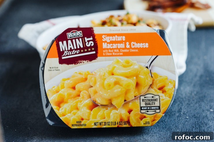 Decadent Creamy Macaroni and Cheese Recipe from Sassy Pants 5 All the things you love about creamy macaroni and cheese made a little bit sassier with the addition of zesty green chiles and smoky candied bacon. This kicked-up version will definitely have you coming back for seconds!