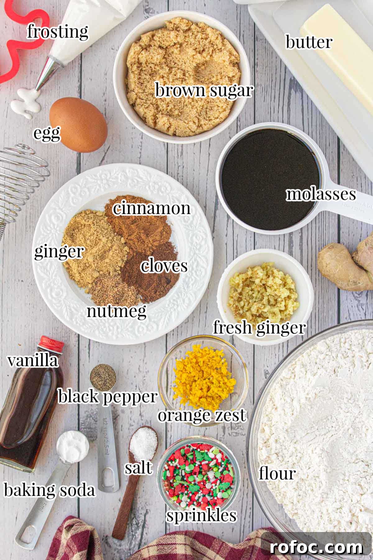 Gingerbread Cutout Cookies: Classic Spiced Cookie Recipe for Decorating 3 img 124948 2