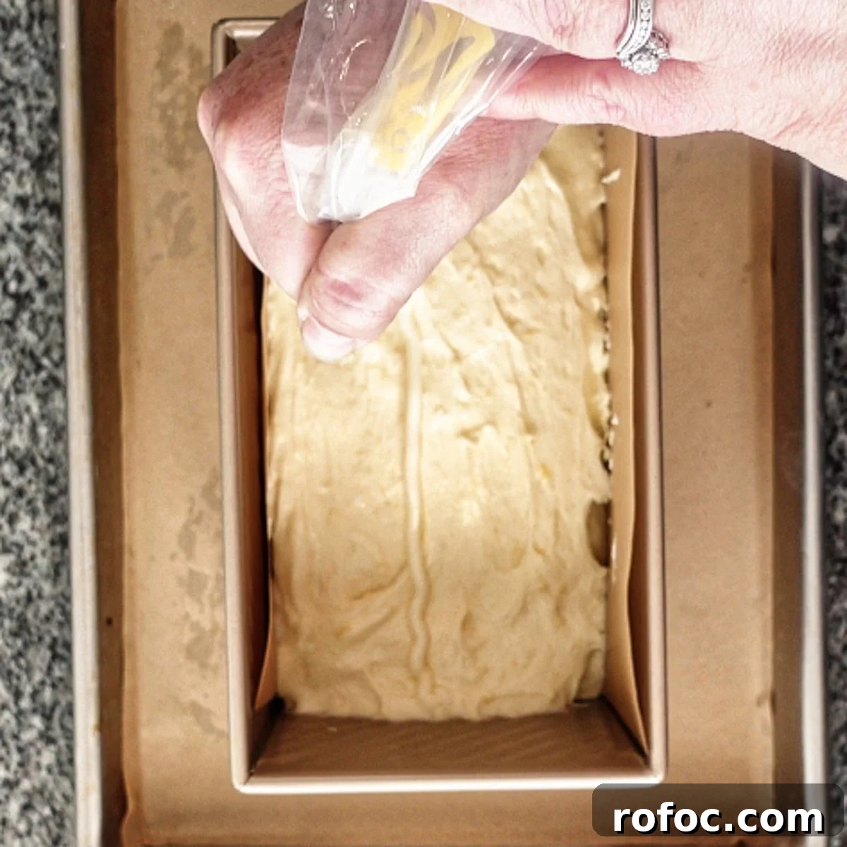 Gluten-Free Lemon Loaf: Starbucks Copycat Recipe for Moist Zest 10 piping softened butter in a line down middle of batter in loaf pan.