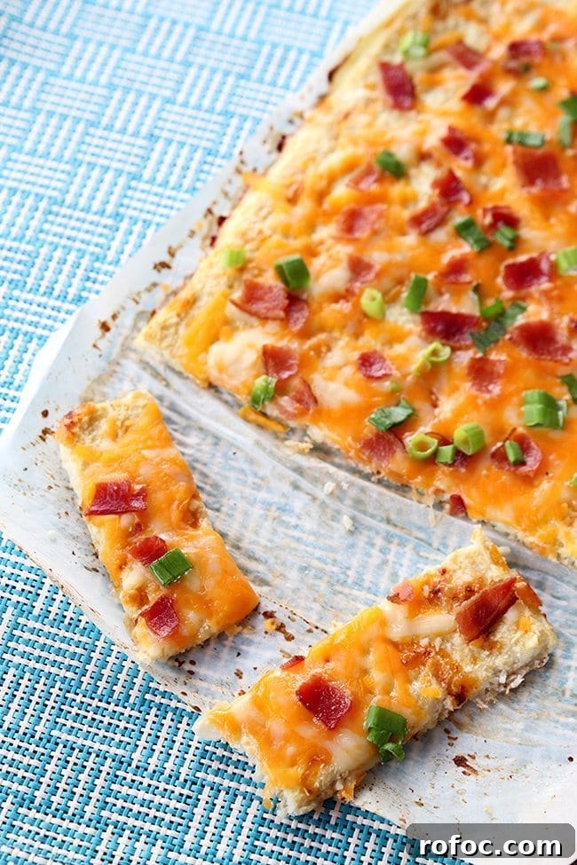 Cheesy Loaded Cauliflower Bread Recipe for Low-Carb Comfort Food 3 Cheesy Loaded Cauliflower Bread