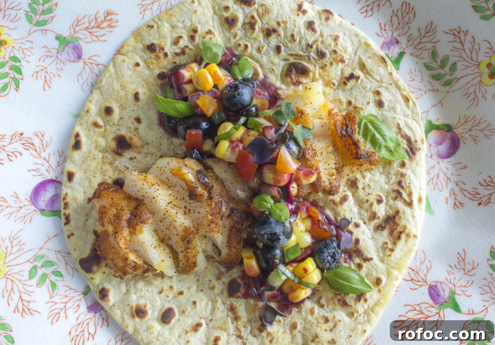 Fourth of July BBQ Recipes: Delicious Grilling Ideas for Independence Day 8 Grilled Halibut with Blueberry Salsa