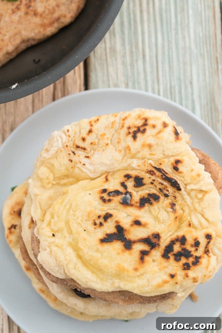 Quick No-Yeast Flatbread Recipe for Soft, Homemade Loaves 2 no-yeast Flatbread