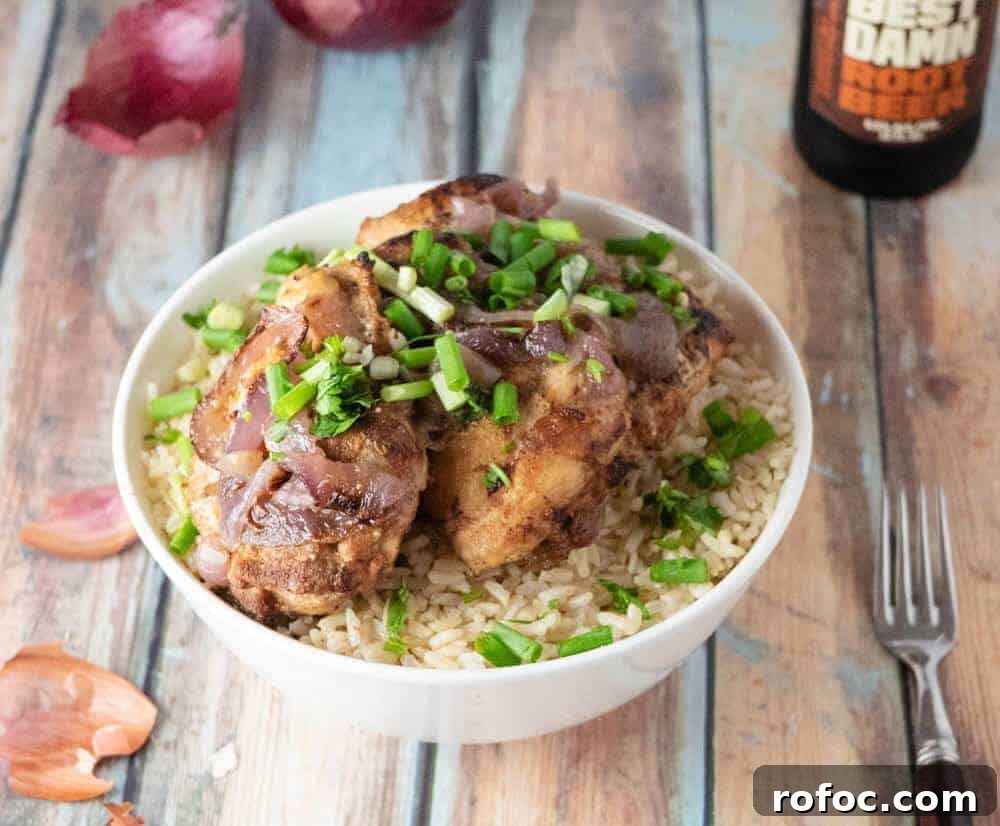 Instant Pot Greek Chicken with Lemon, Garlic & Oregano 4 instant pot greek chicken above view