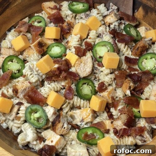 Jalapeño Popper Chicken Pasta Salad Recipe for Summer BBQs 10 Jalapeño Popper Chicken Pasta Salad