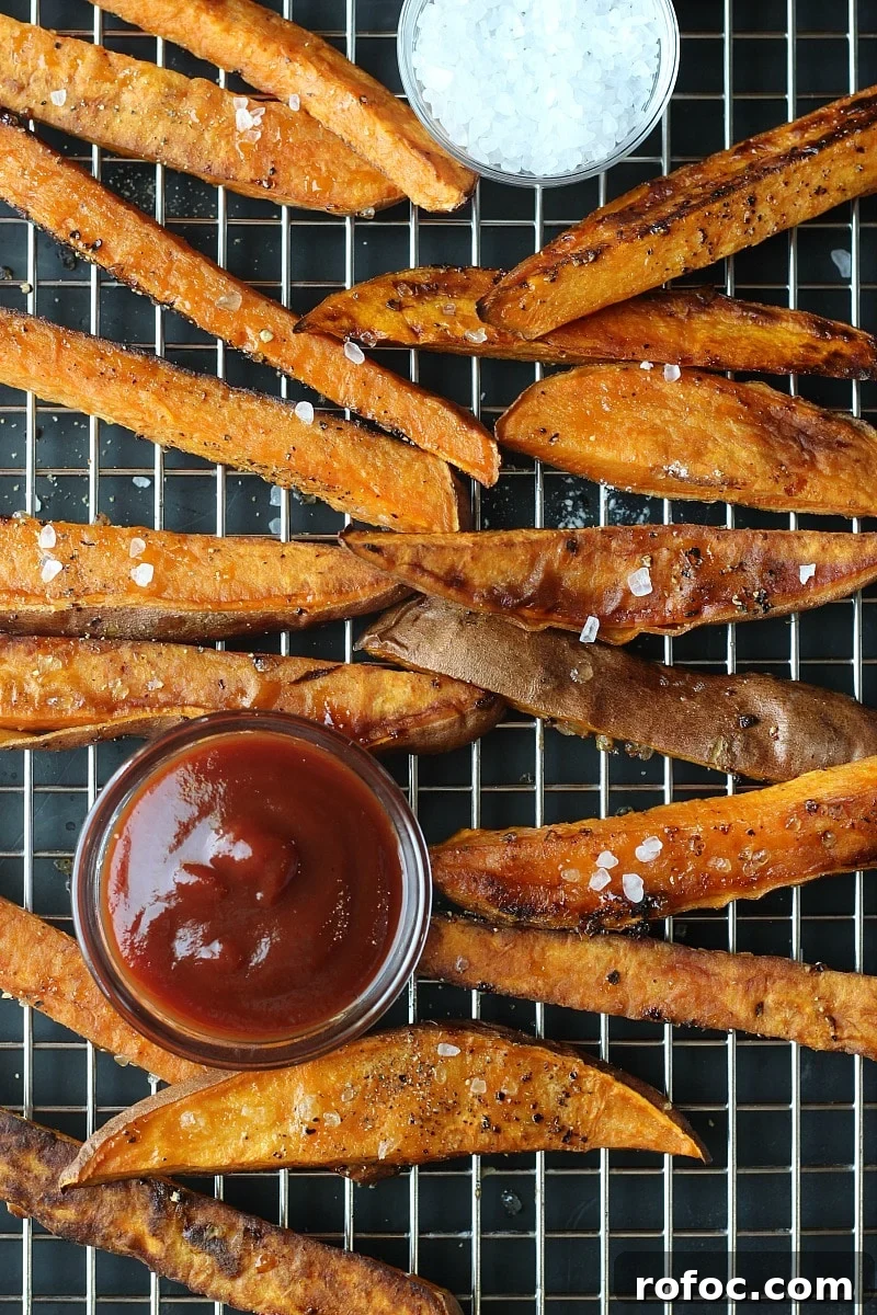 Crispy Sea Salt Sweet Potato Steak Fries Recipe 8 Sea Salt Sweet Potato Steak Fries