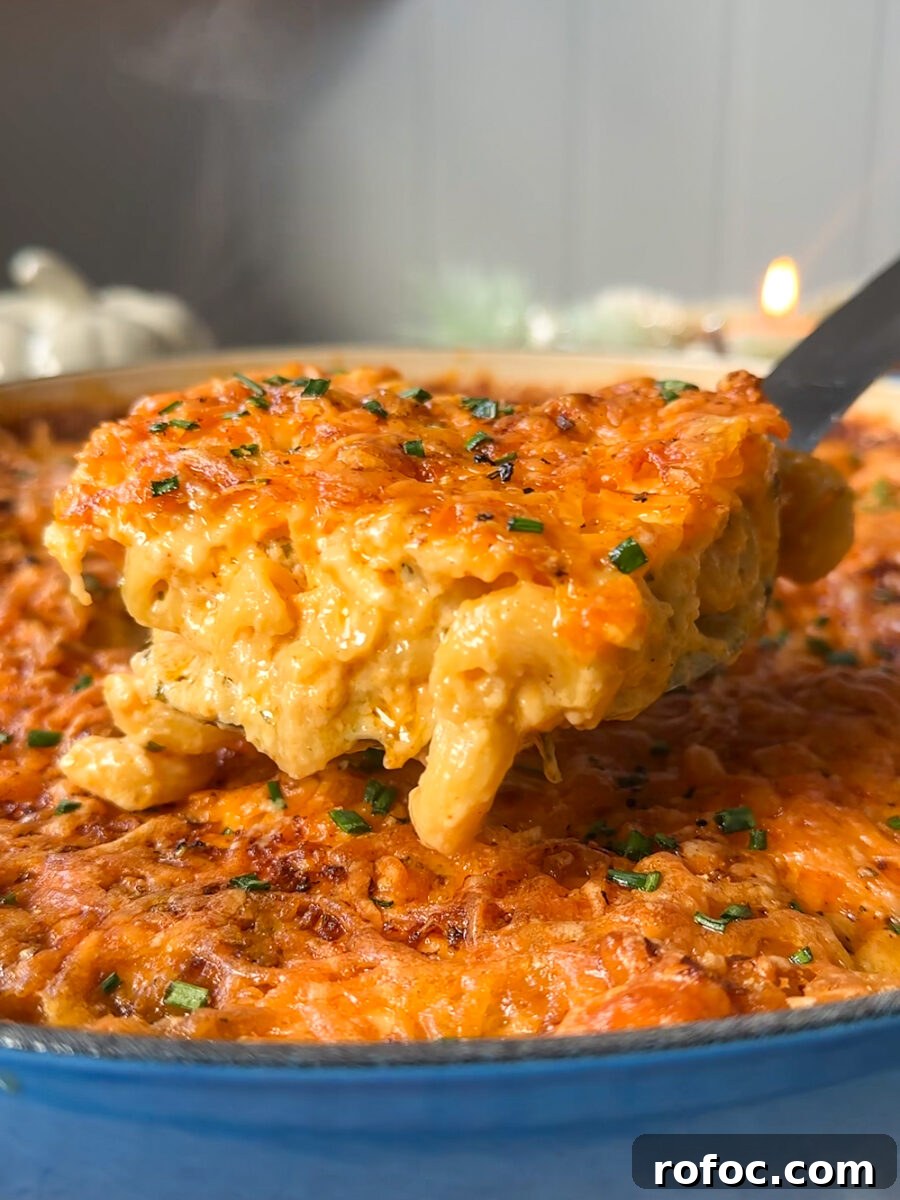 Baked Three-Cheese Mac and Cheese Recipe — Ultra Melty Comfort Dish 2 Melty Three-Cheese Mac & Cheese Recipe (Baked)