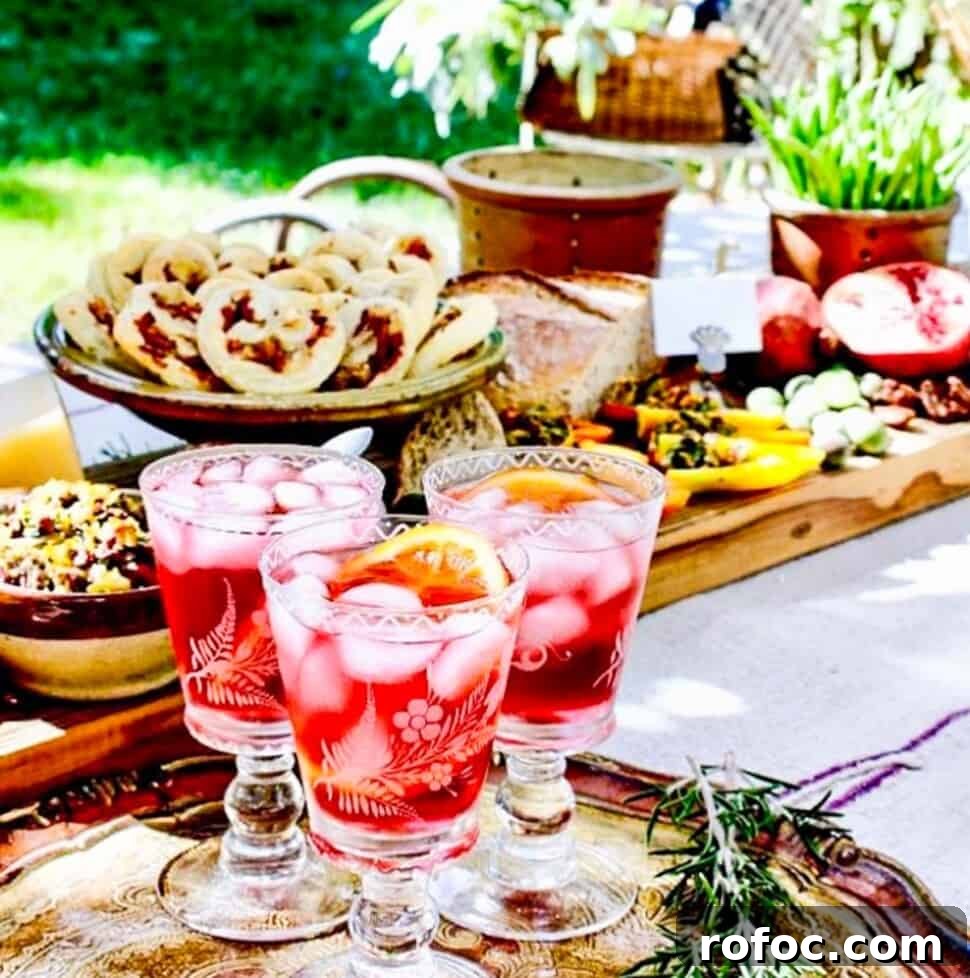 9 Refreshing Hibiscus Cocktail Recipes for Any Occasion 16 A decorative etched cocktail glass with a red hibiscus keto cocktails garnished with an orange slice.