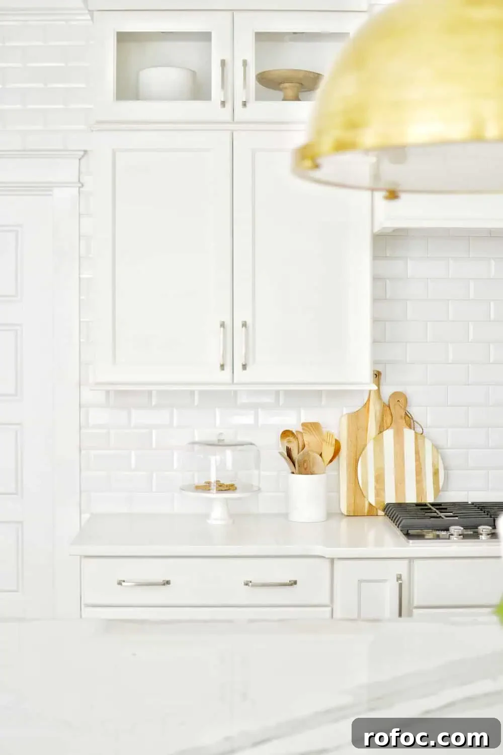 Coastal Kitchen Design Ideas with Our Complete Remodel Details 10 close up of quartz countertops