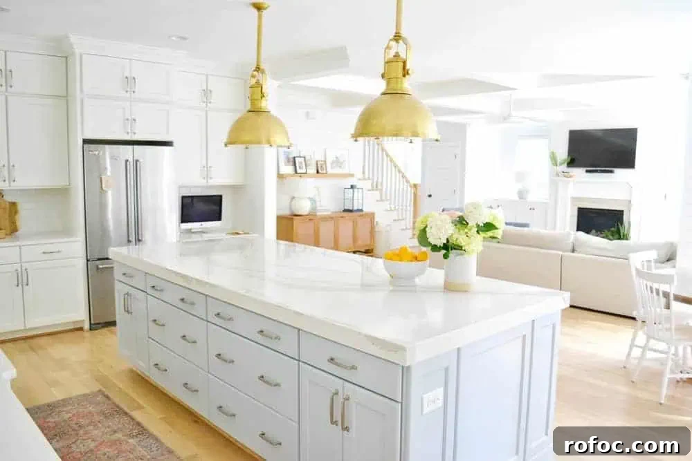 Coastal Kitchen Design Ideas with Our Complete Remodel Details 5 kitchen island