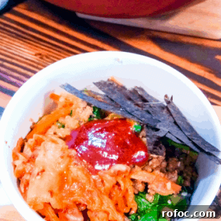 Healthy korean beef bibimbap bowl gluten free, dairy free, easy 30 minute meal