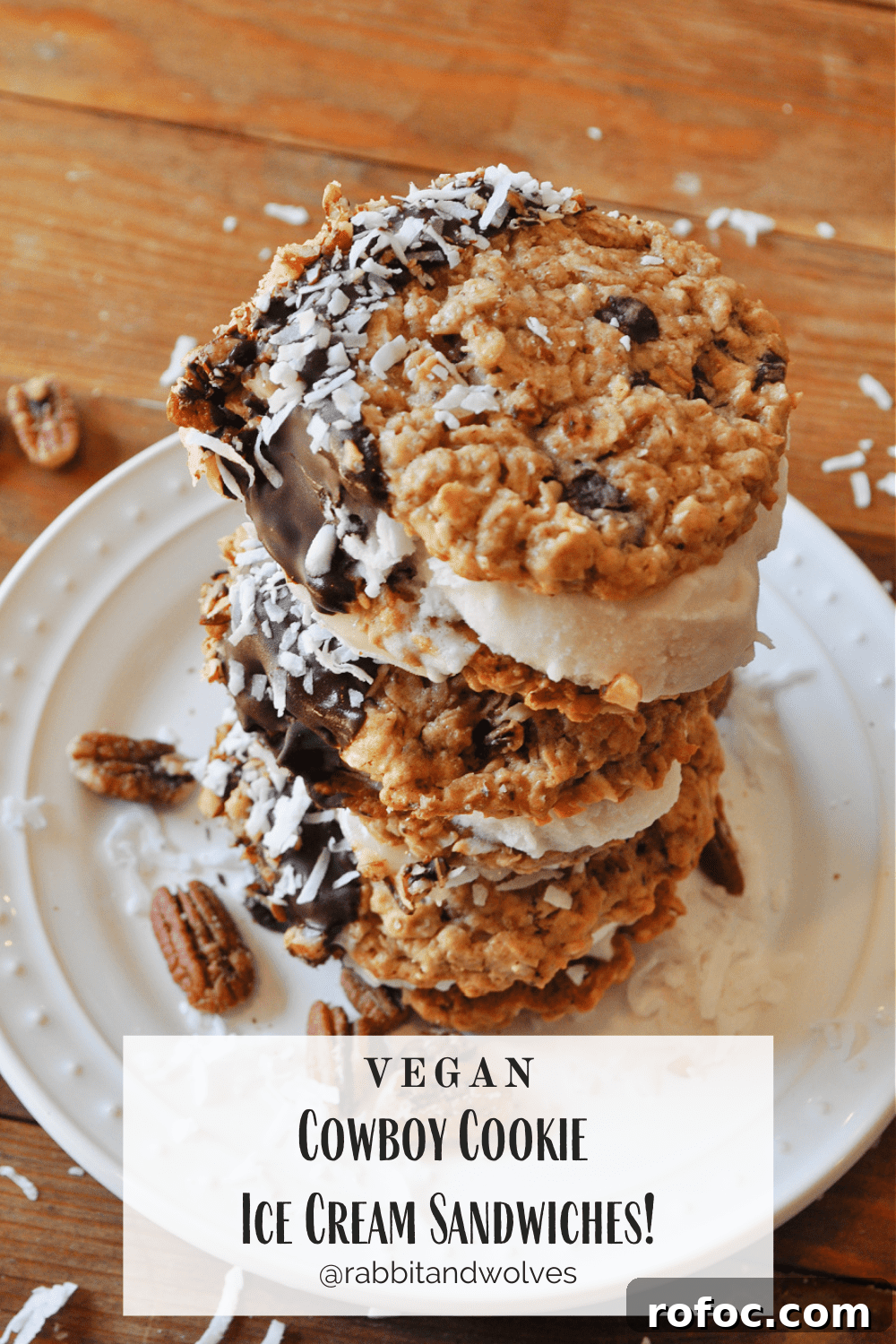 Vegan Cowboy Ice Cream Cookie Sandwiches Recipe 6 img 15512 6