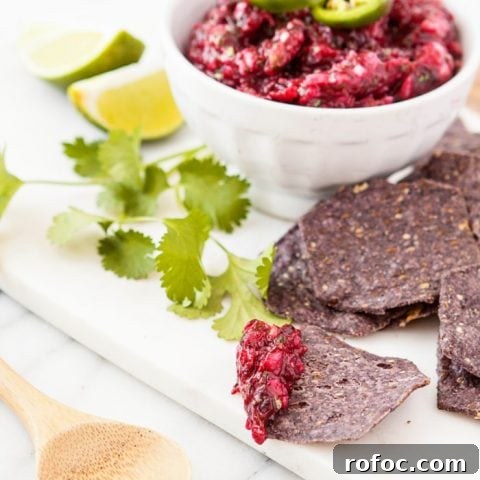 Roasted Cranberry Salsa