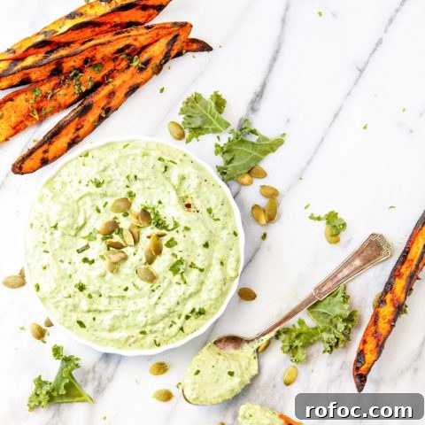Greek Yogurt Pesto Dip