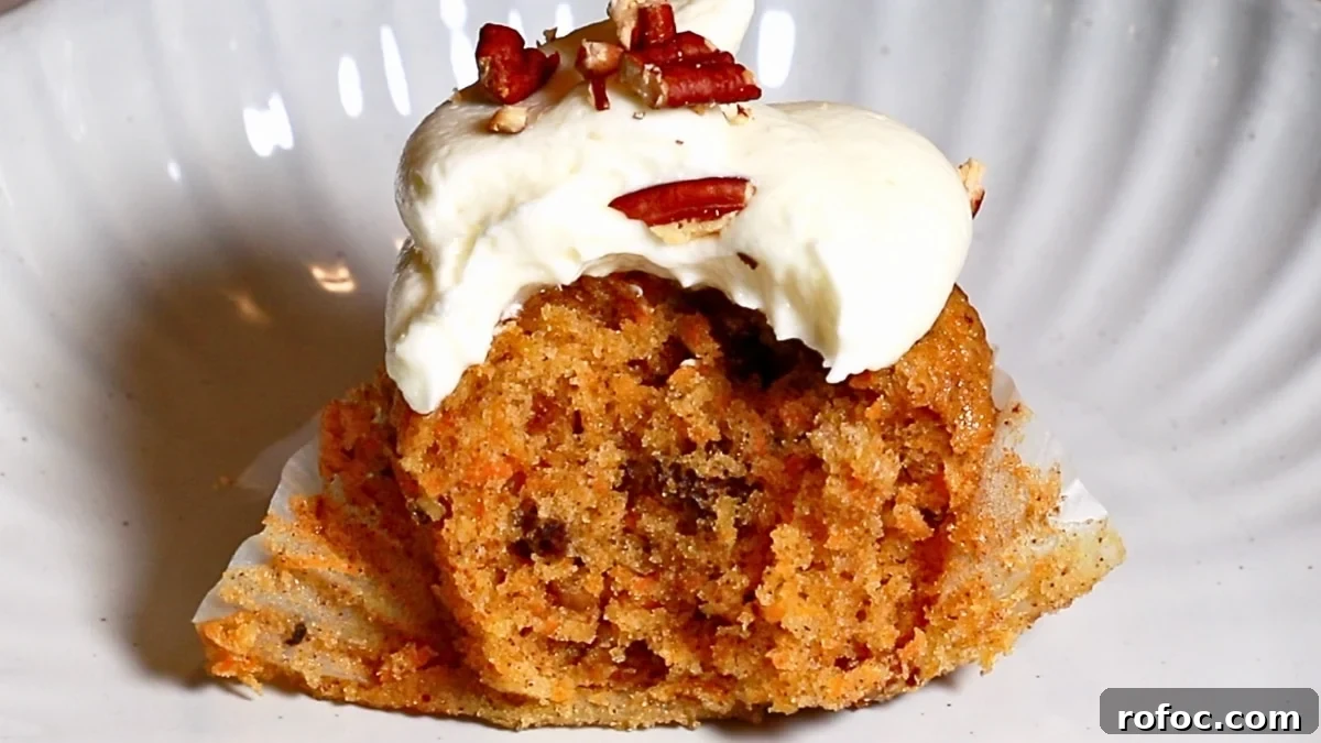Moist Carrot Cake Cupcakes with Cream Cheese Frosting 13 img 18063 12