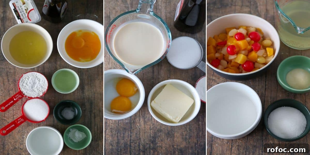Creamy Fruit Custard Dessert Recipe 3 crema de fruta cake ingredients