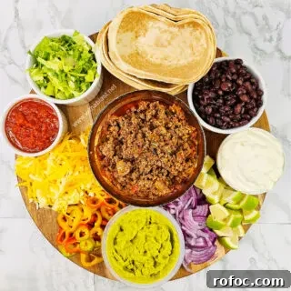 Taco Tortilla Boat Recipe: Step-by-Step Guide for Party Boards 2 Taco Tortilla Boat Board