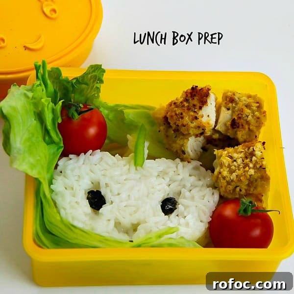 Oven-Baked Panko Chicken Lunch Box Recipes 5 Lunch Box: Baked Panko Chicken